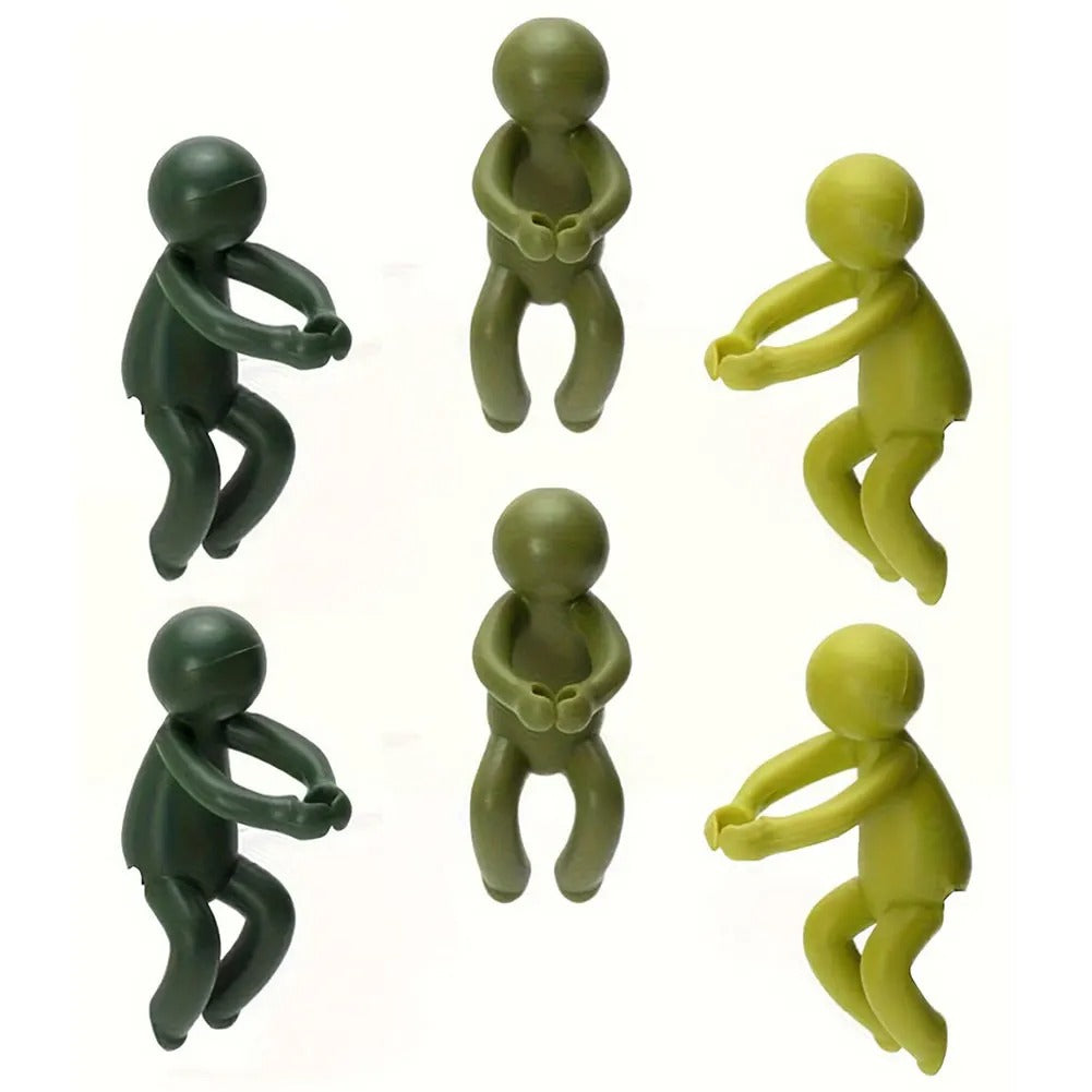 6 Support plante intérieur en forme de bonhomme