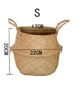 Cache pot en osier taille S