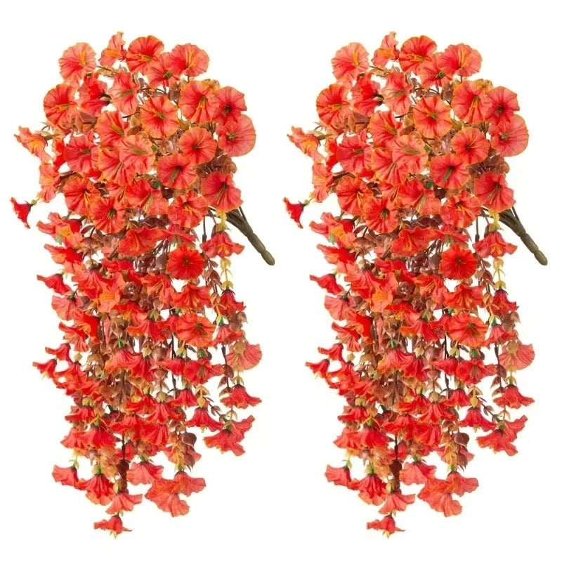 Modele de deux forme de fleurs artificielle.