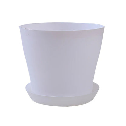 Pot de fleur couleur de bonbon blanc