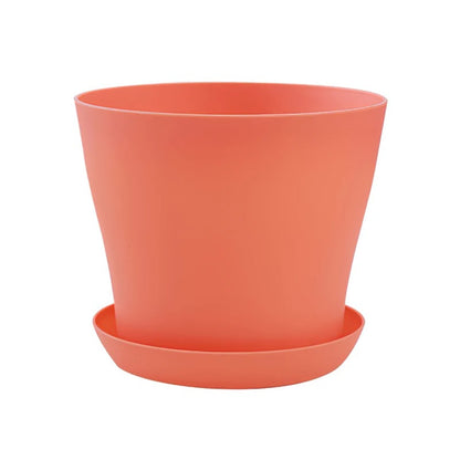 Pot de fleur couleur de bonbon rouge