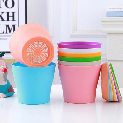 Pot de fleur couleur bonbon | Drainage optimal