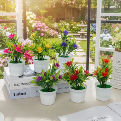 fleurs, Plante artificielle de différente de couleur