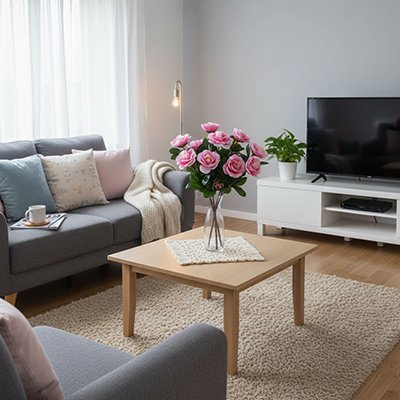 Plante artificielle extérieur  dans le salon