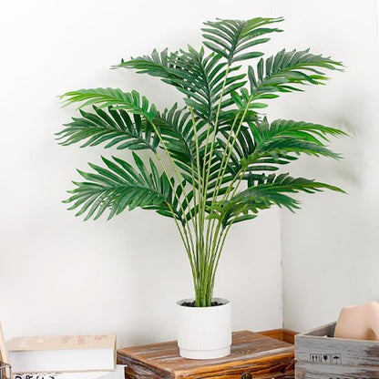 Plante artificielle sur une table