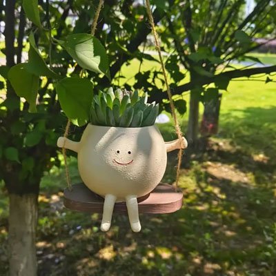 Pot de fleur suspendu 