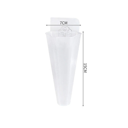 pot de fleur à l'interieur pour  cone transparent.