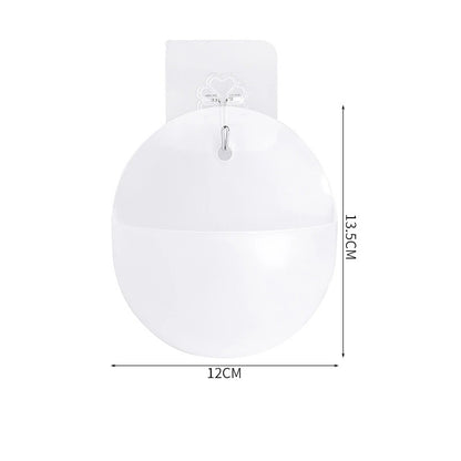 pot de fleur interieurde forme rond transparent.