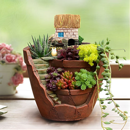 pot de fleur sur la table
