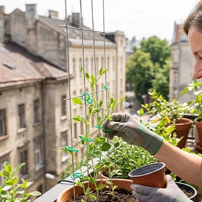 Support plante grimpante Pour soutenir des tiges d'haricot 
