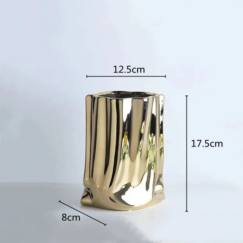 vase fleur d'or S