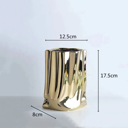 vase fleur d'or S