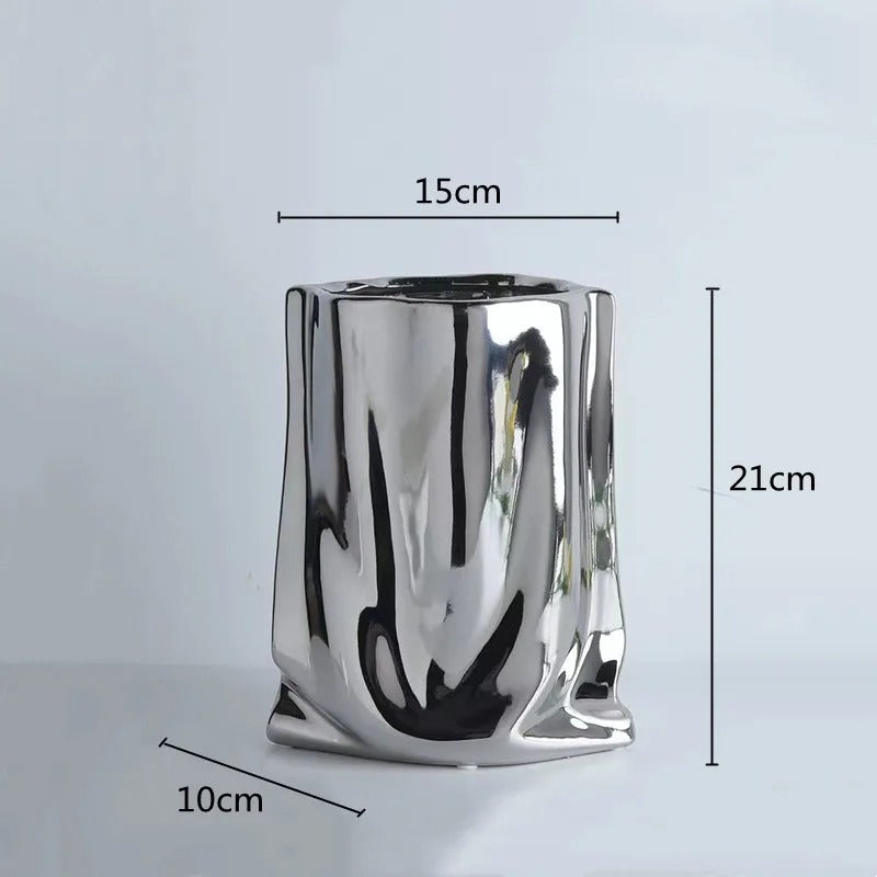 vase fleur Argent M